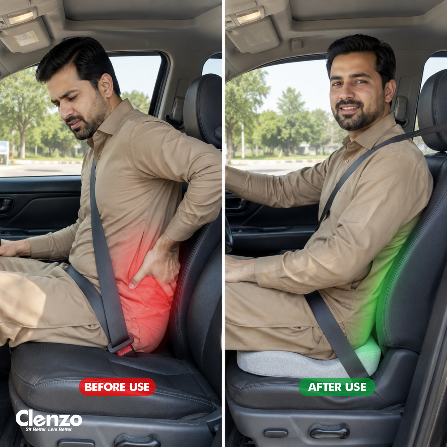 Orthopedic Cushion – End Back, Hip & Tailbone Pain Relief